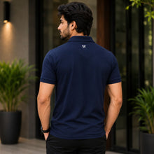 Wearist Signature Polo Shirt – Premium Relax Fit | Navy Blue