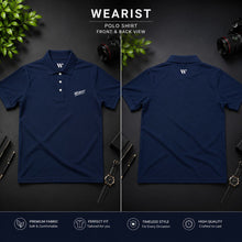 Wearist Signature Polo Shirt – Premium Relax Fit | Navy Blue