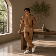 WEARIST Signature Tracksuit - Camel-Black