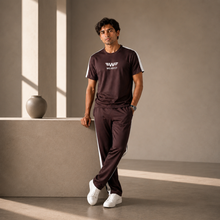 WEARIST Signature Tracksuit - Chocolate Brown-Offwhite