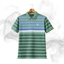 Signature Green Ombre Stripe Polo-SP010