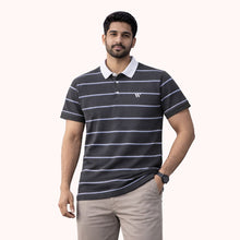 Executive Stripe Detail Polo-SP008
