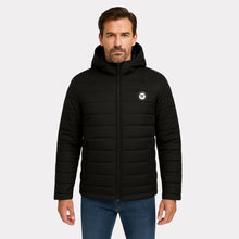 Premium Detachable  Hoodie Puffer Jacket Black