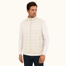Premium Quality Sleeveless Puffer Jacket - Off White
