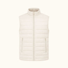 Premium Quality Sleeveless Puffer Jacket - Off White