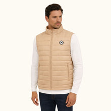 Premium Quality Sleeveless Puffer Jacket - Beige