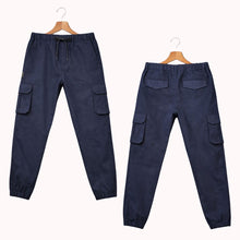 Men’s Slim Fit Cargo Trouser-Navy Blue