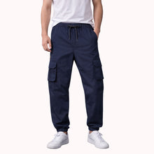 Men’s Slim Fit Cargo Trouser-Navy Blue